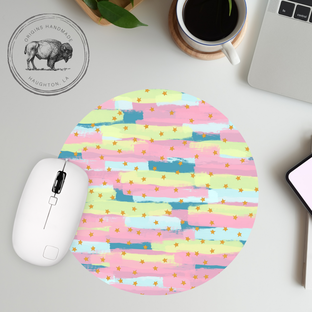 Pastel Dash Neoprene Mousepad