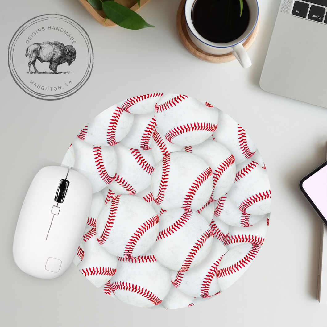 Baseball Neoprene Mousepad