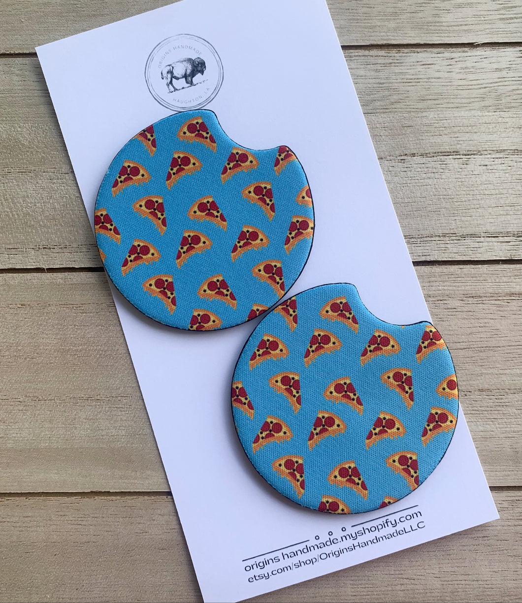 Pizza Slice Car Coasters