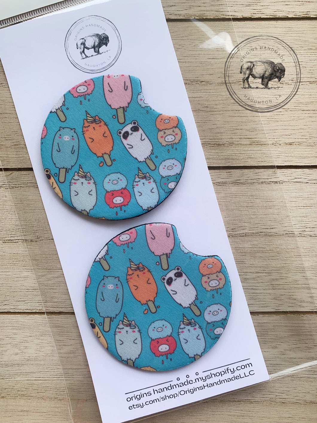 Popsicle Critters Car Coasters