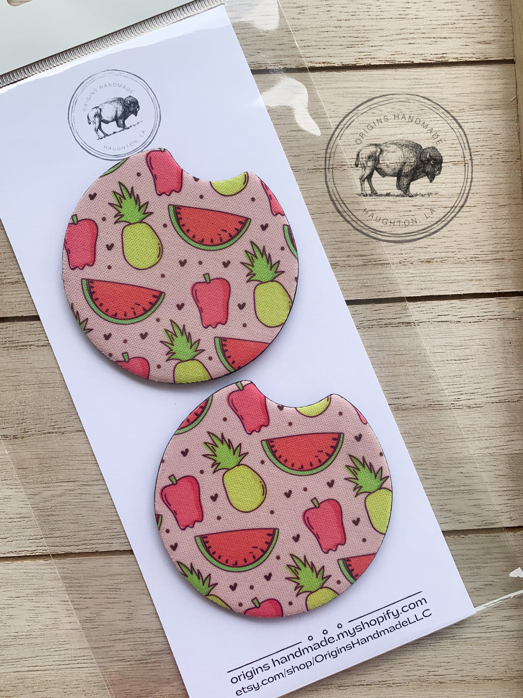 Fruit Car Coasters